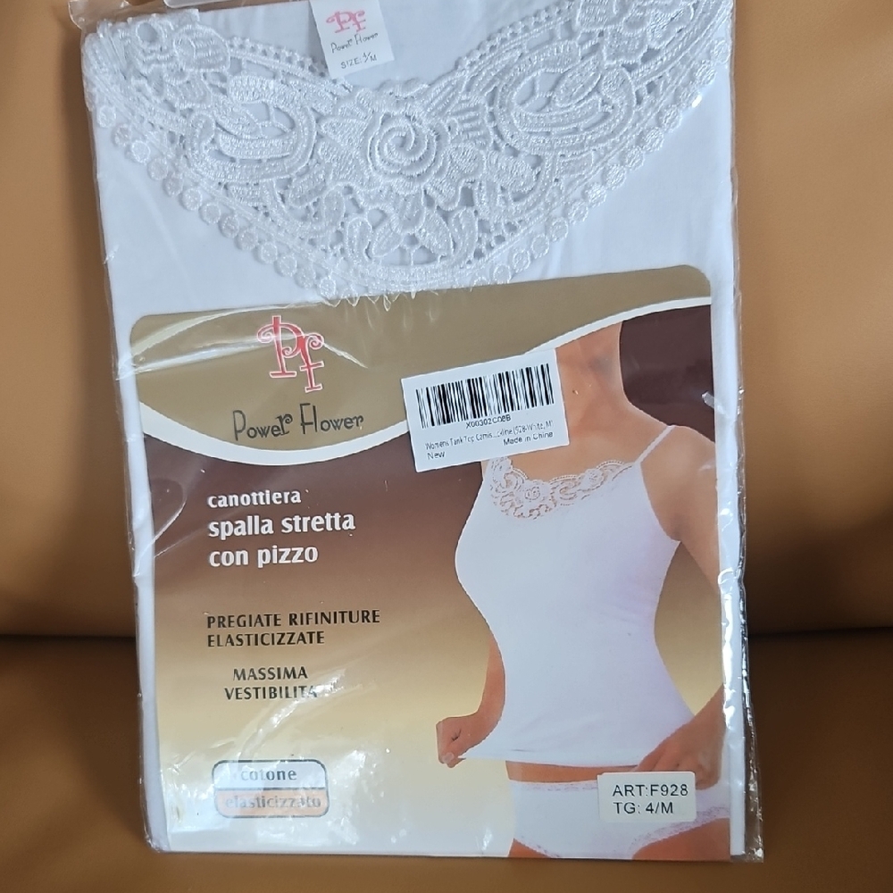 White Lace Detail Chemise